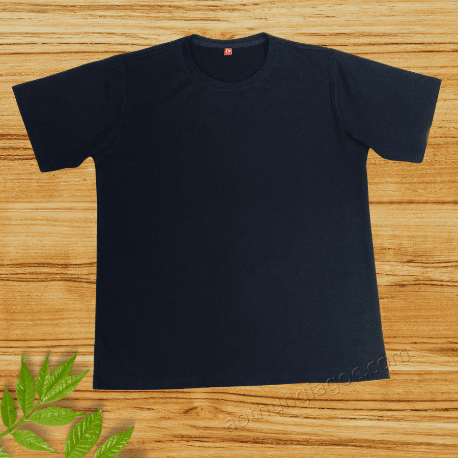 Áo Thun Cotton 4 Chiều 65/35 Màu Đen